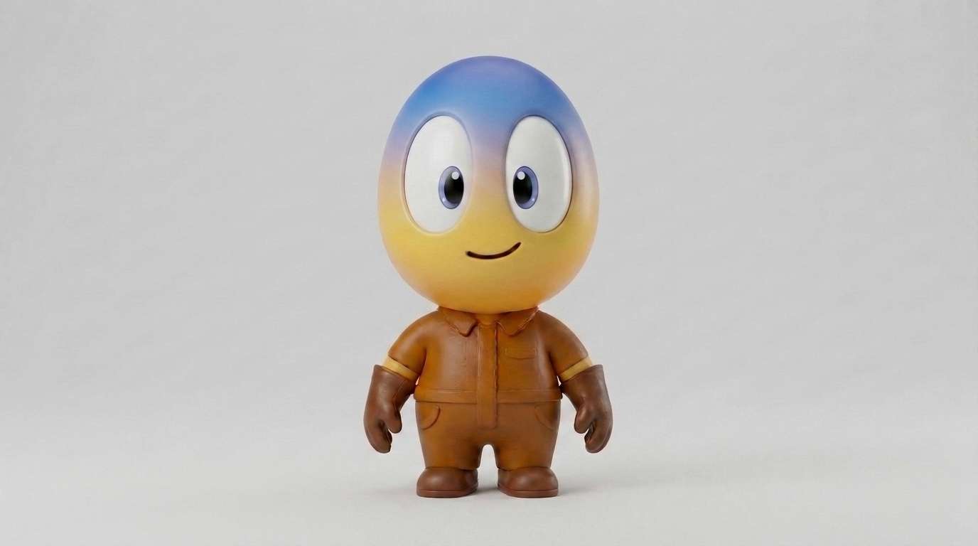 Strong egg + big emoji eyes